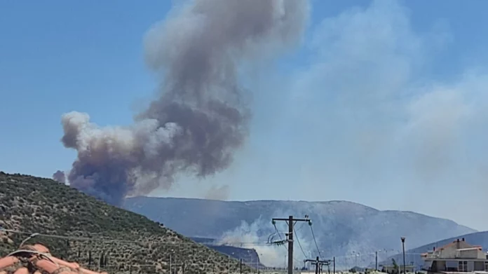 Αναζωπύρωση της φωτιάς στην Ιτέα