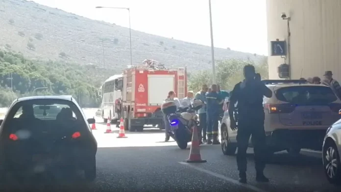 Ηγουμενίτσα: Φωτιά σε τουριστικό λεωφορείο με 51 επιβάτες-(VIDEO)