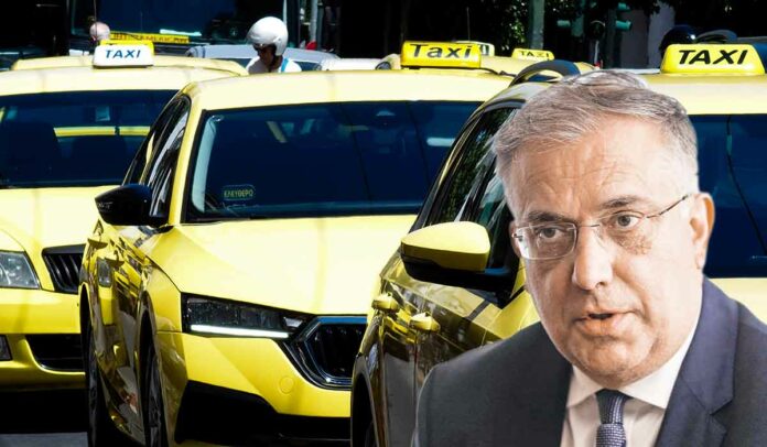 Οργισμένη ανακοίνωση των ταξιτζήδων για τον Θεοδωρικάκο: «Ως εδώ!»