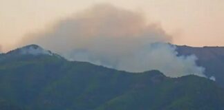 Μαίνεται η πυρκαγιά στη Θάσο – Mήνυμα του 112 για εκκένωση οικισμού – Σηκώθηκαν τα εναέρια μέσα