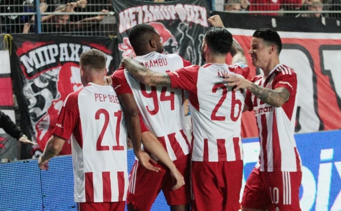 Super League 1: Επιστροφή στις νίκες για τον Ολυμπιακό με το 2-0 επί του Παναιτωλικού
