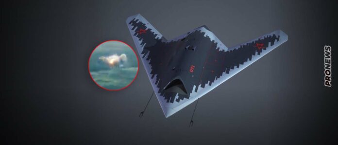 Με stealth μη επανδρωμένο μαχητικό κρούσης S-70 Okhotnik κτυπήθηκε το Κίεβο: Για πρώτη φορά στην ιστορία! (VIDEO)