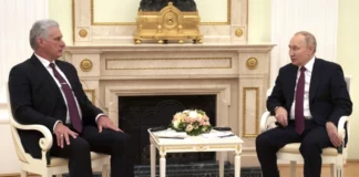 Στο Κρεμλίνο ο πρόεδρος της Κούβας: Είμαστε ενωμένοι ενάντια στην «αυτοκρατορία των Γιάνκηδων»!