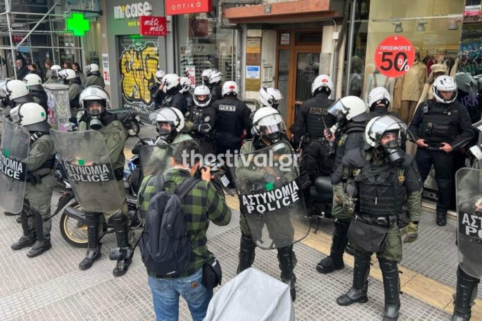 Θεσσαλονίκη: Οκτώ συλλήψεις για τα επεισόδια μετά τις απεργιακές πορείες