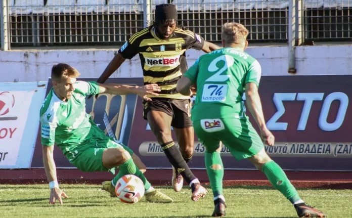 Λεβαδειακός – Άρης 1-1: Επιστροφή με γκέλα για τους Θεσσαλονικείς