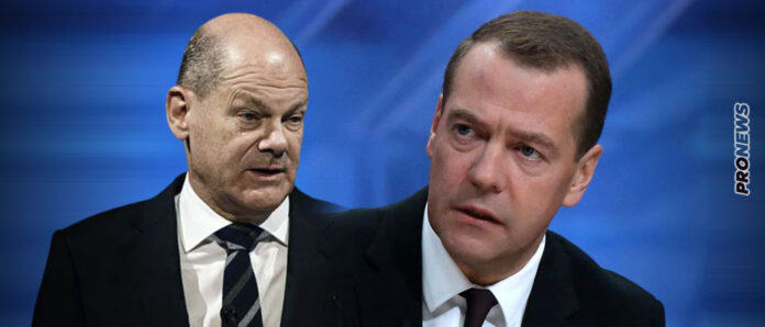 Ν.Μεντβέντεφ για… πραξικόπημα στην Γερμανία: «Ο Όλαφ Σολτς το έστησε»