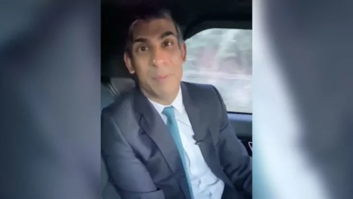 Δεν την γλίτωσε τελικά ο Σούνακ – «Έφαγε» πρόστιμο γιατί δεν φορούσε ζώνη ασφαλείας στο αυτοκίνητο