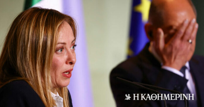 Μελόνι: Η επίσκεψη Ζελένσκι στο Παρίσι ήταν «απρεπής»