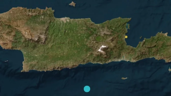 Σεισμική δόνηση 4,2 Ρίχτερ νότια της Κρήτης