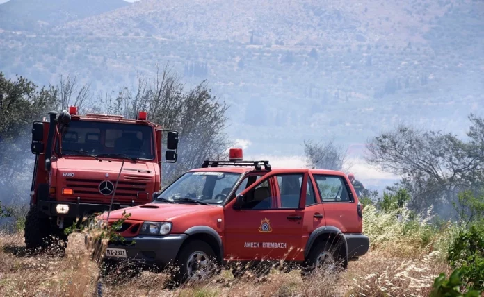 Θεσσαλονίκη: Φωτιά τώρα έξω από το χωριό Λοφισκός
