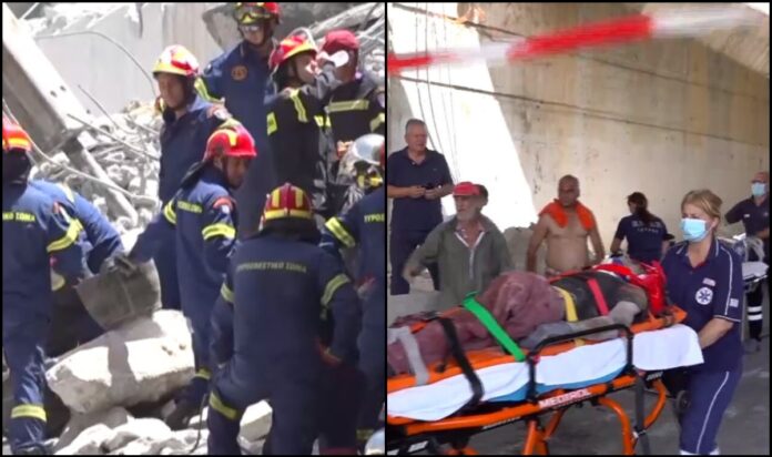 Πάτρα: Στο νοσοκομείο πέντε βαριά τραυματίες από την πτώση γέφυρας