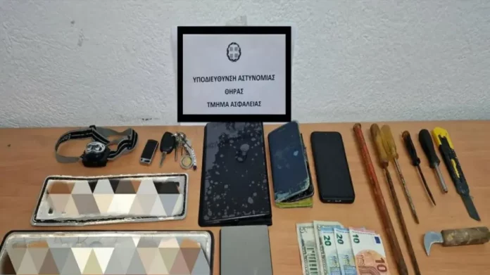 Αλλοδαπός διέρρηξε 10 αυτοκίνητα στη Σαντορίνη