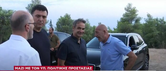 Αυτοψία στο φιάσκο της κυβέρνησης στην Πάρνηθα έκανε ο Μητσοτάκης