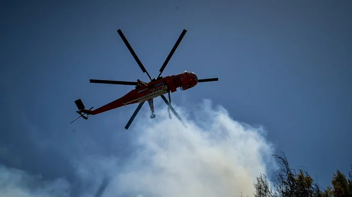 Φωτιά σε δασική έκταση στη Φθιώτιδα