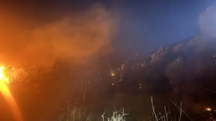 Μάχη με τις φλόγες στο Σινάπι Ηρακλείου Κρήτης – Δείτε βίντεο