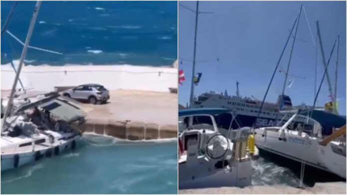 Σκόπελος: Το καράβι της γραμμής δημιούργησε… απίστευτη φουρτούνα στο λιμάνι