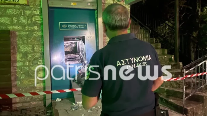 Ηλεία: Άγνωστοι ανατίναξαν ATM τράπεζας στη Δίβρη – Βίντεο