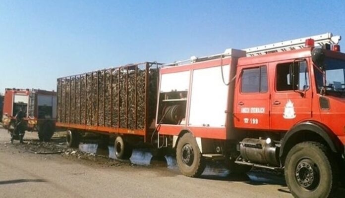 Ροδόπη: Εντοπίστηκε σορός ατόμου σε πλατφόρμα μεταφορά βαμβακιού μετά από πυρκαγιά
