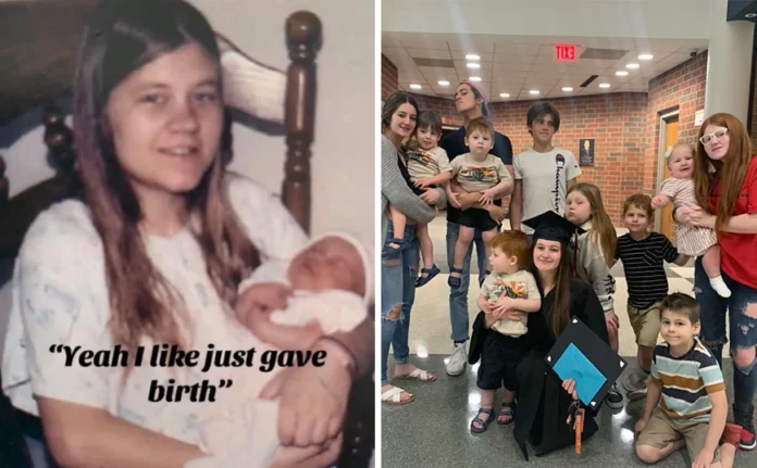 Έγινε μαμά σε ηλικία 16 ετών και μέχρι τα 35 απέκτησε 12 παιδιά από τρεις άνδρες – Τώρα περιμένει εγγόνι