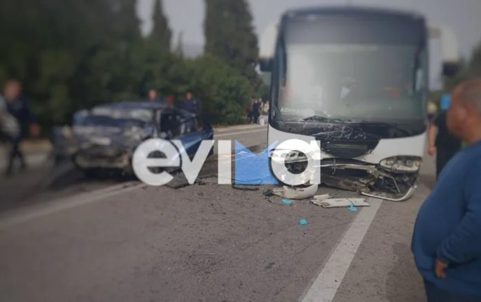 Εύβοια: 69χρονος έπαθε ανακοπή την ώρα που οδηγούσε και έπεσε σε λεωφορείο