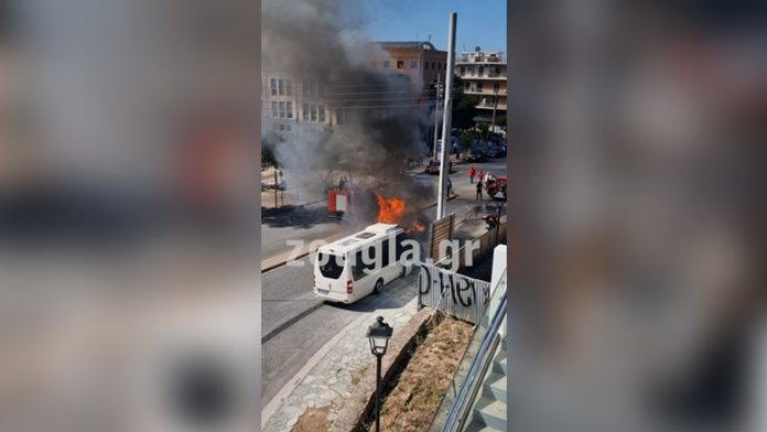 Τρόμος για επιβάτες πούλμαν στο Χαϊδάρι