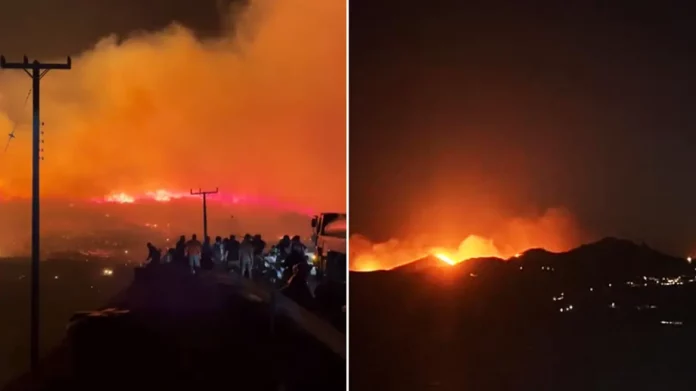 Φωτιά στη Σέριφο: Ολονύχτια μάχη με τις φλόγες και τους ανέμους – Έχουν καεί σπίτια, αποθήκες και εκκλησίες