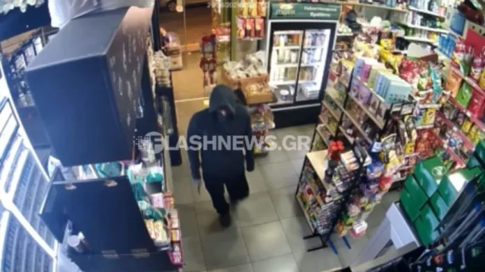 Χανιά: Ένοπλη ληστεία σε mini market – (VIDEO)
