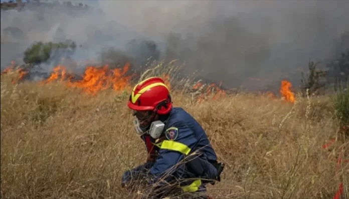 Φωτιά στην Ιεράπετρα – Ισχυρή κινητοποίηση της Πυροσβεστικής