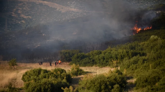 Φωτιά στην περιοχή Καινούργιο Φθιώτιδας