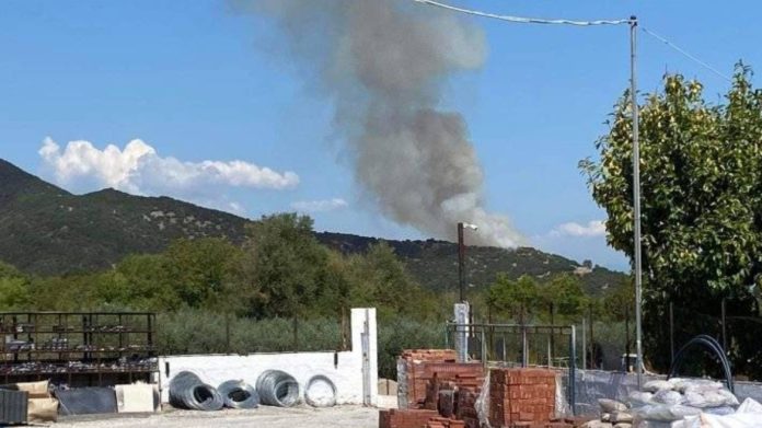 Φωτιά σε δάσος στον Άγιο Χριστόφορο του δήμου Παγγαίου