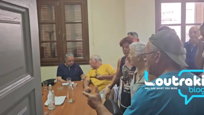 Λουτράκι: Έφοδος στη ΔΕΥΑ από αγανακτισμένους κατοίκους – Δείτε βίντεο