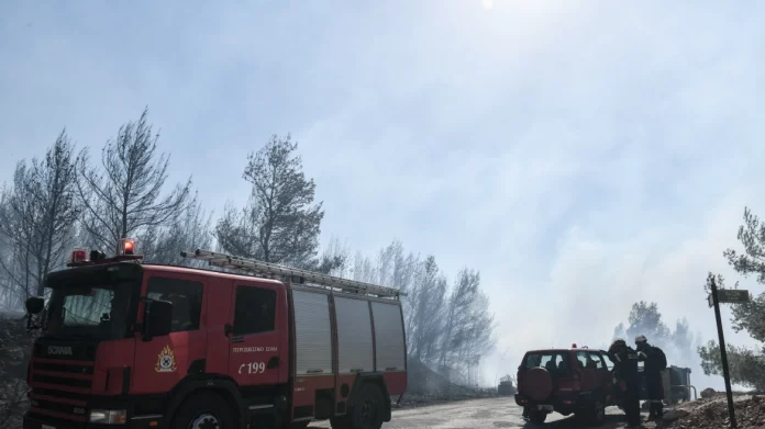 Μεγάλη η φωτιά στην Πρέβεζα – Εστάλη μήνυμα 112