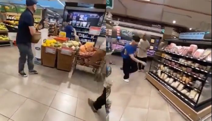 Η στιγμή που 3 Αφγανοί ξυλοκοπούν πολίτες μέσα σε σούπερ μάρκετ της Αυστρίας – (VIDEO)