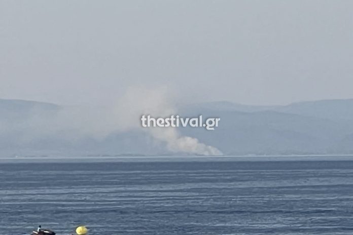 Φωτιά στο δεύτερο πόδι της Χαλκιδικής