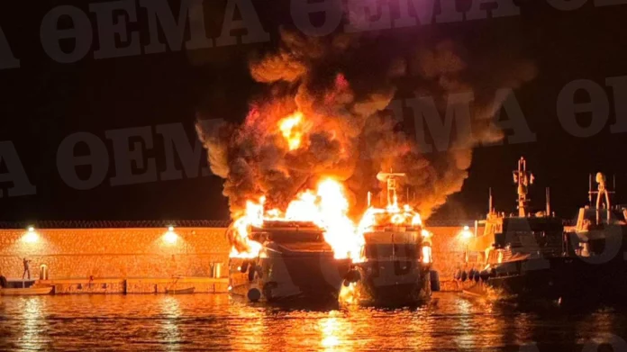 Μαρίνα Ζέας: Πυρκαγιά σε τρία σκάφη, ακούστηκαν και εκρήξεις – (VIDEO-ΦΩΤΟ)