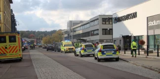 Πυροβολισμοί σε εμπορικό κέντρο στη Σουηδία – Ένας τραυματίας