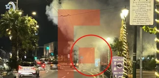 Αυτοκίνητο έπιασε φωτιά στο κέντρο της Αθήνας