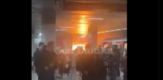 Φωτιά στο Μετρό Άγκυρας – Πανικόβλητοι τρέχουν επιβάτες να σωθούν από τις φλόγες