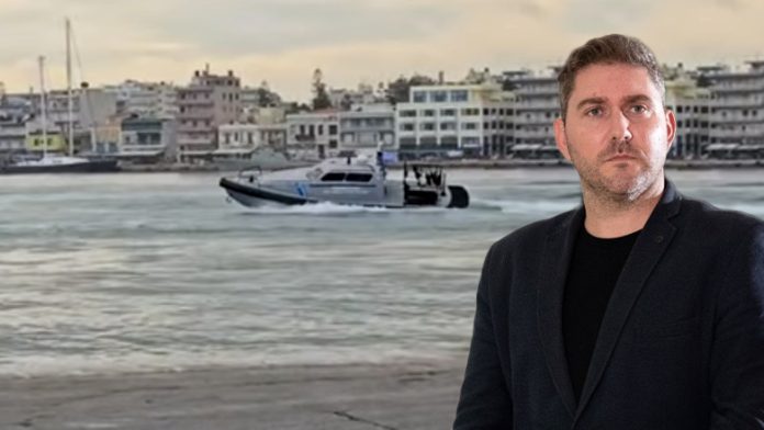 Επικίνδυνοι ελιγμοί από σκάφος του Λιμενικού μέσα στο λιμάνι της Χίου – (VIDEO)