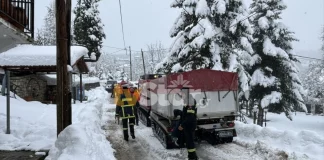 Επιχείρηση απεγκλωβισμού ηλικιωμένων από τα χιόνια στη Φθιώτιδα – Δείτε βίντεο