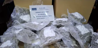 Βρέθηκαν 105 κιλά κάνναβης κρυμμένα σε ρούχα στο αεροδρόμιο – Προέρχονταν από Ταϊλάνδη μέσω Κωνσταντινούπολης