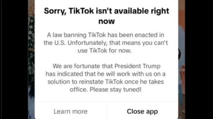 TikTok: Έπεσε «μαύρο» στους χρήστες των ΗΠΑ – «Ο πρόεδρος Τραμπ δήλωσε πως θα εργαστεί για τη λύση» TikTok: Έπεσε «μαύρο» στους χρήστες των ΗΠΑ - «Ο πρόεδρος Τραμπ δήλωσε πως θα εργαστεί για τη λύση»