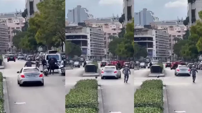 Χτύπησε αστυνομικό και τον εγκατέλειψε! (+video)