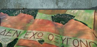 Τέμπη: Αδερφός θύματος έγραψε με τρακτέρ «Δεν Έχω Οξυγόνο» σε έκταση 100 στρεμμάτων