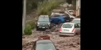 Σικελία: Βροχόπτωση που κανονικά καταγράφεται σ’ έναν μήνα μέσα σε τέσσερις ώρες προκαλεί πλημμύρες