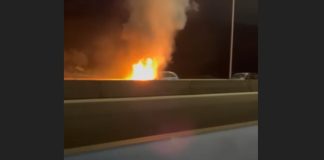 Θεσσαλονίκη: Στις φλόγες αυτοκίνητο στον Περιφερειακό