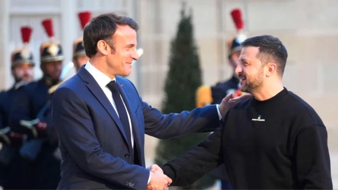 Τηλεφωνική επικοινωνία Μακρόν – Ζελένσκι μετά το επεισόδιο με τον Τραμπ