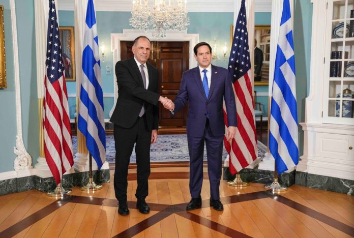 Γεραπετρίτης-Ρούμπιο: Επί τάπητος σχέσεις Ελλάδας-ΗΠΑ, Ουκρανία, Μ. Ανατολή