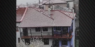 Ξεκίνησε η επέλαση της κακοκαιρίας – Χιόνια σε Χαλκιδική, Θεσσαλία και Φθιώτιδα – (VIDEO)