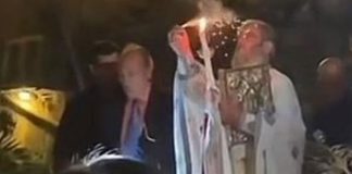 Κεφαλονιά: Παπάς πέταξε δυναμιτάκι την ώρα της Ανάστασης